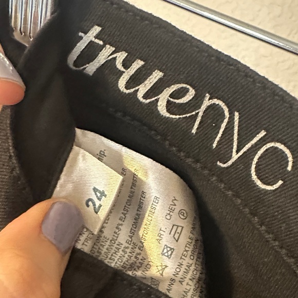 Truenyc Midnight Black‎ Straight Leg Jeans - Picture 2 of 5
